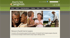 Desktop Screenshot of powerfultoolsforcaregivers.org